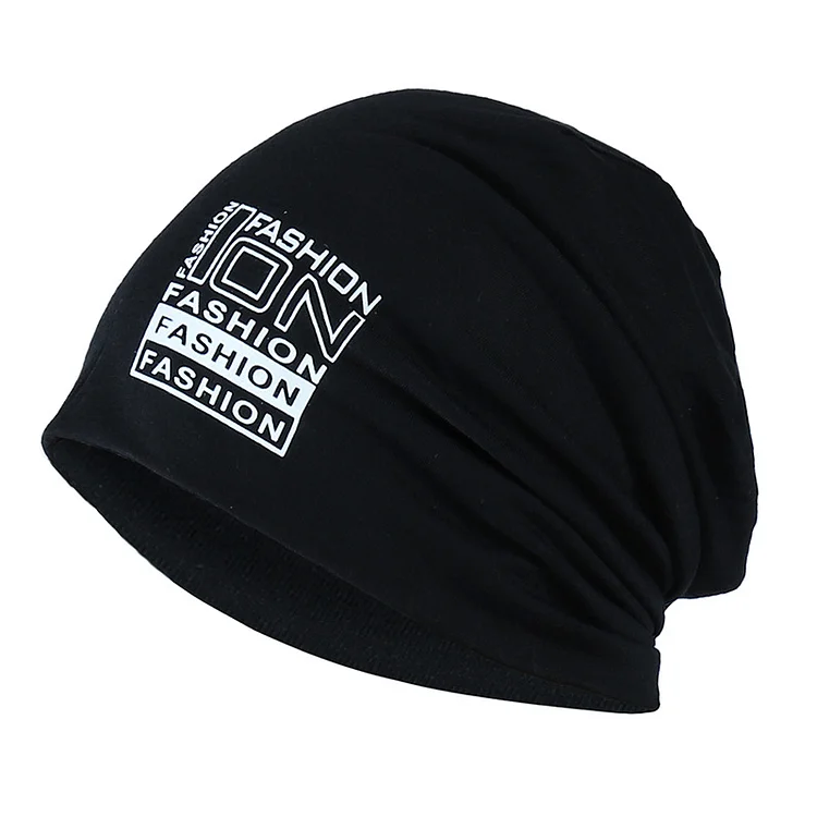 Men's Fashion Letter Breathable Pile Hat