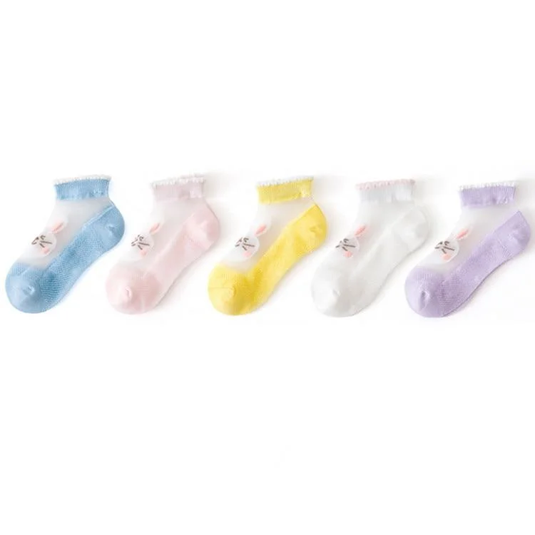 5 Pairs/lot 1 to 12 Years Summer Solid White Cotton Socks For Children Socks Spring No-show Low Cut Socks Boys Girls Boat Socks