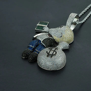 MoneyBoy Iced Pendant (24 inches)
