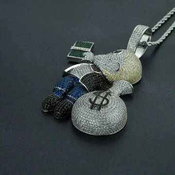 MoneyBoy Iced Pendant (24 inches)
