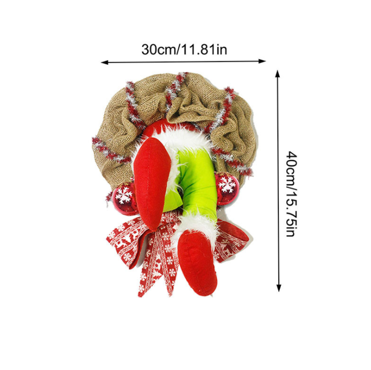 Thief Grinch Christmas Wreath
