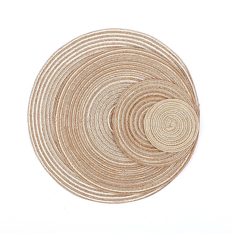 Nordic Cotton Yarn Circular Table Mat 