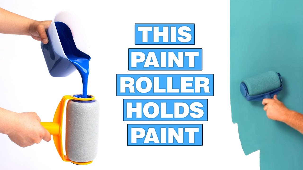 Paint Runner: A Non-Drip Paint Roller That Stores Paint - YouTube