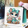 5D DIY Partial Special Shaped Drill Diamond Painting Cat Wall Decor 19.2x19.2cm