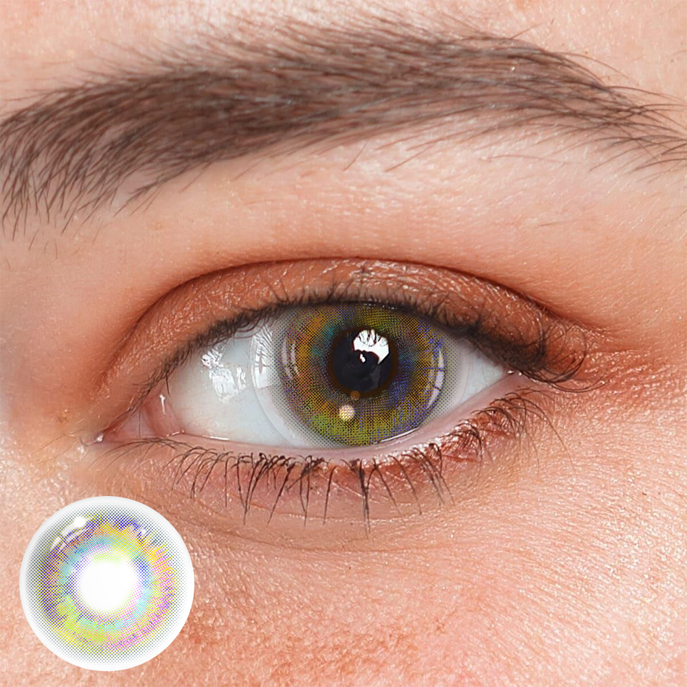 Cosplay Rio Yellow Prescription Coloured Contact Lenses