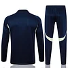 25/26 Real Madrid Teal Half-Zip  Training Jacket Set