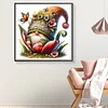 >SALE<5D DIY Full Round Drill Diamond Painting Blooming Gnome Art Home Decor 30x30cm