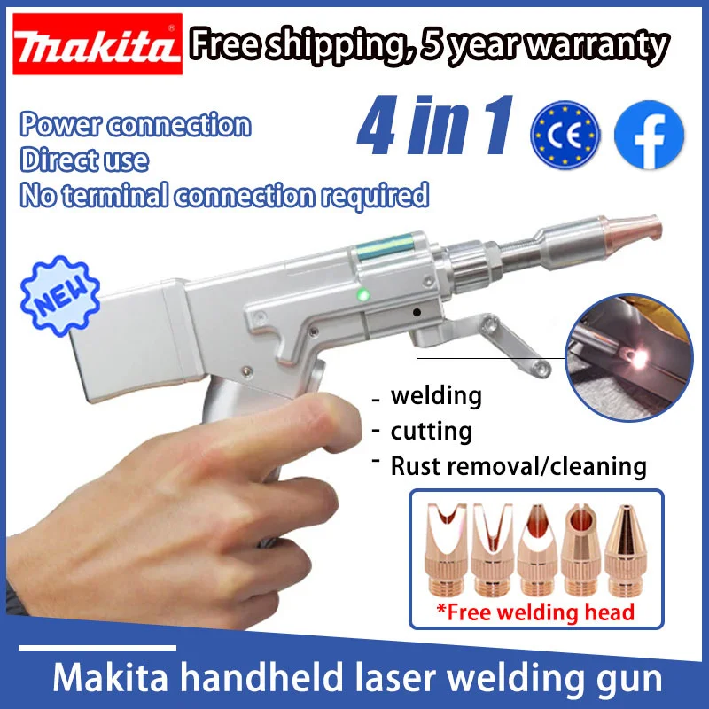 Makita 9000W 4-u-1 prijenosni laserski pištolj za zavarivanje