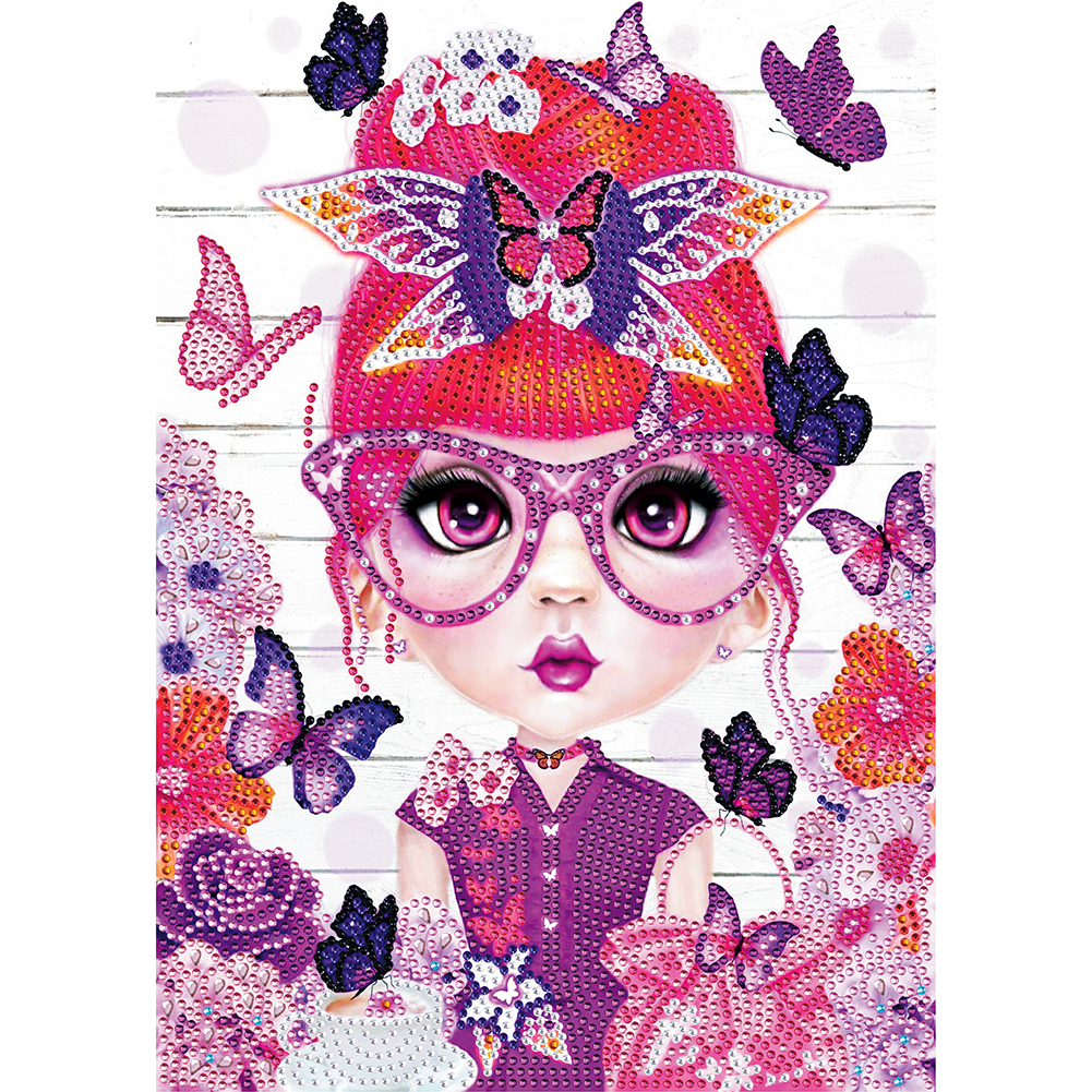 

Sweet Girl - Special Shaped Diamond Painting - 30*40CM, 501 Original