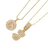 ✨Collier avec pendentif lettre de l'alphabet en or💕