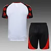 2025/2026 Flamenco pre-match training White Shirt+Shorts 1:1 Thai Quality