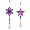 2pcs DIY Special Shaped Crystal Star Suncatcher Diamond Painting Kit