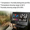 ✨⏰ Promotion du dernier jour 80% 🔥 Moniteur num&eacute;rique de temp&eacute;rature et d'humidit&eacute; &agrave; LED pr&eacute;visions m&eacute;t&eacute;o compteur &agrave; LED r&eacute;veil