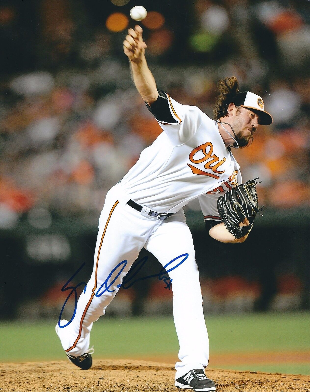 Autographed LOGAN ONDRUSEK Baltimore Orioles 8x10 Photo Poster painting- COA