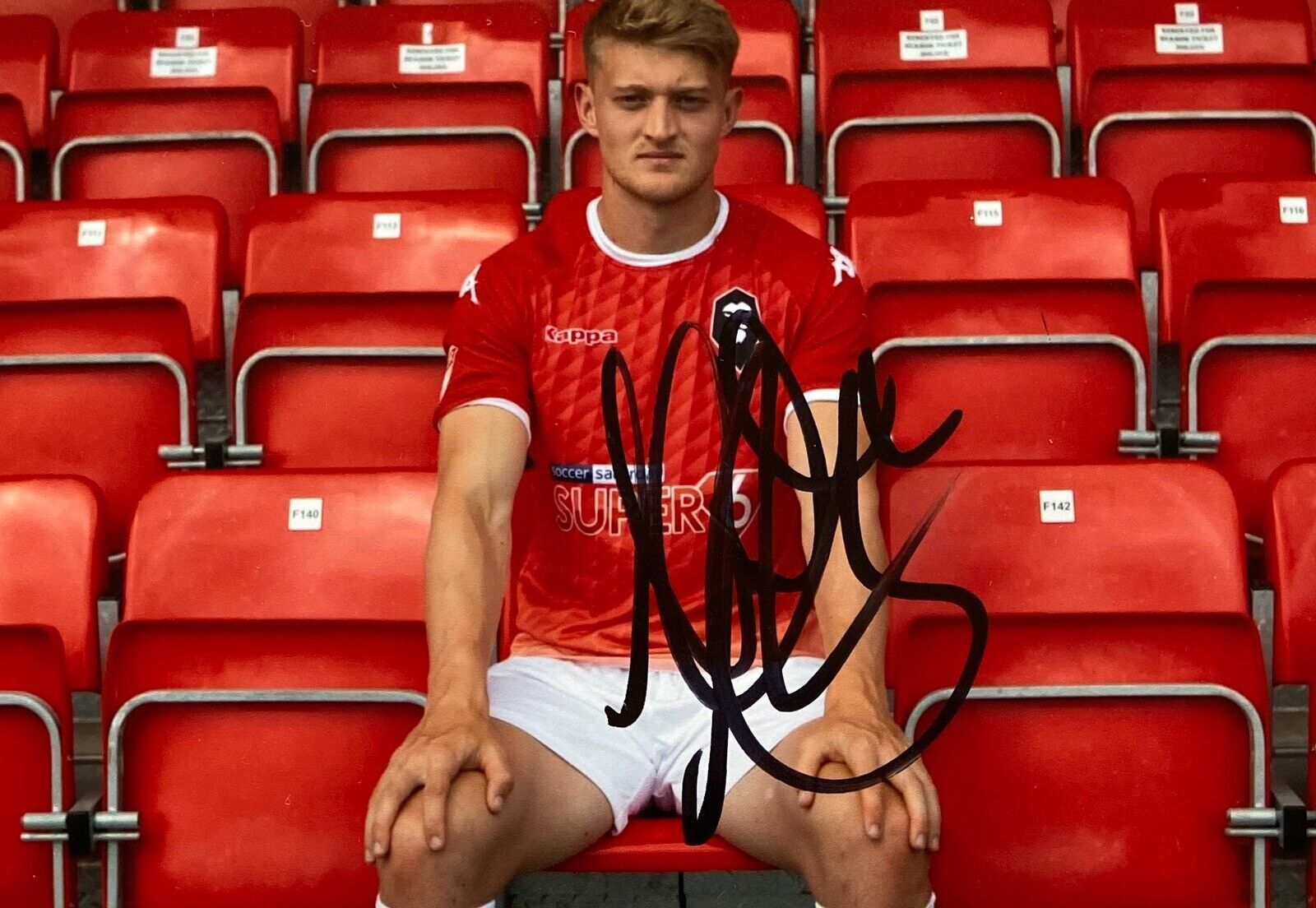 Luke Armstrong Genuine Hand Signed 6X4 Photo Poster painting - Salford City 2