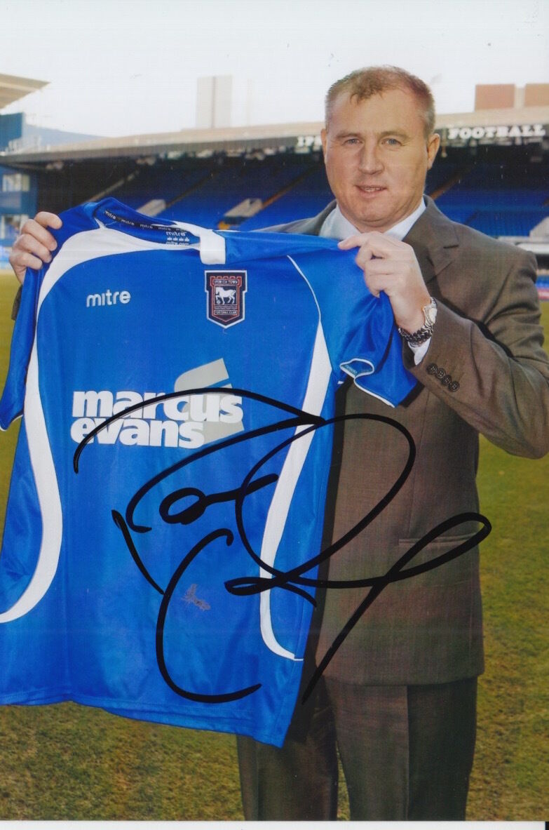 IPSWICH TOWN HAND SIGNED PAUL JEWELL 6X4 Photo Poster painting 1.