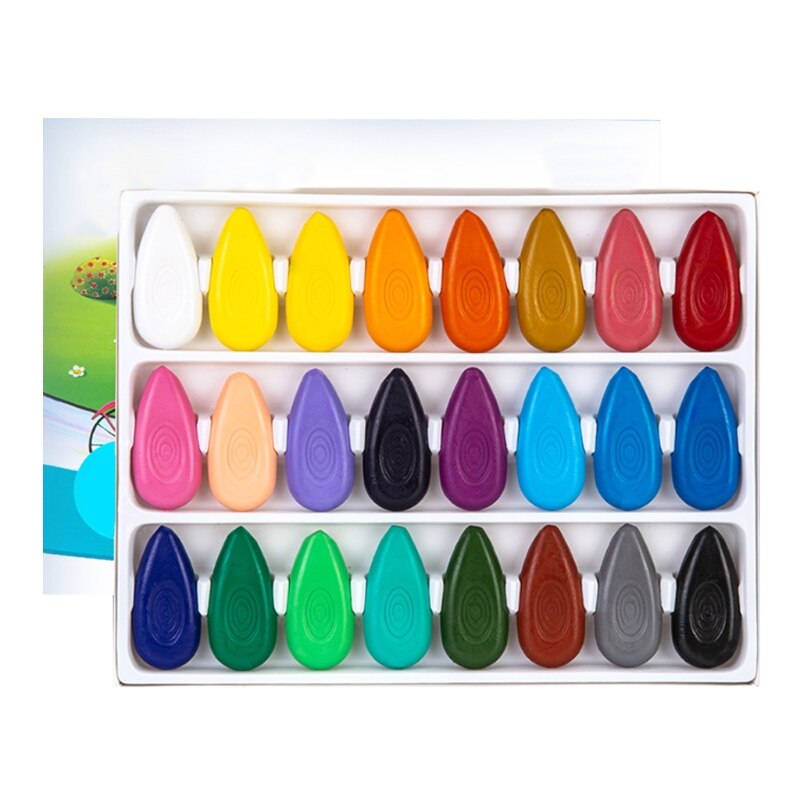 Water drop crayon children's safety non-toxic oil painting stick can be washed | 168DEAL