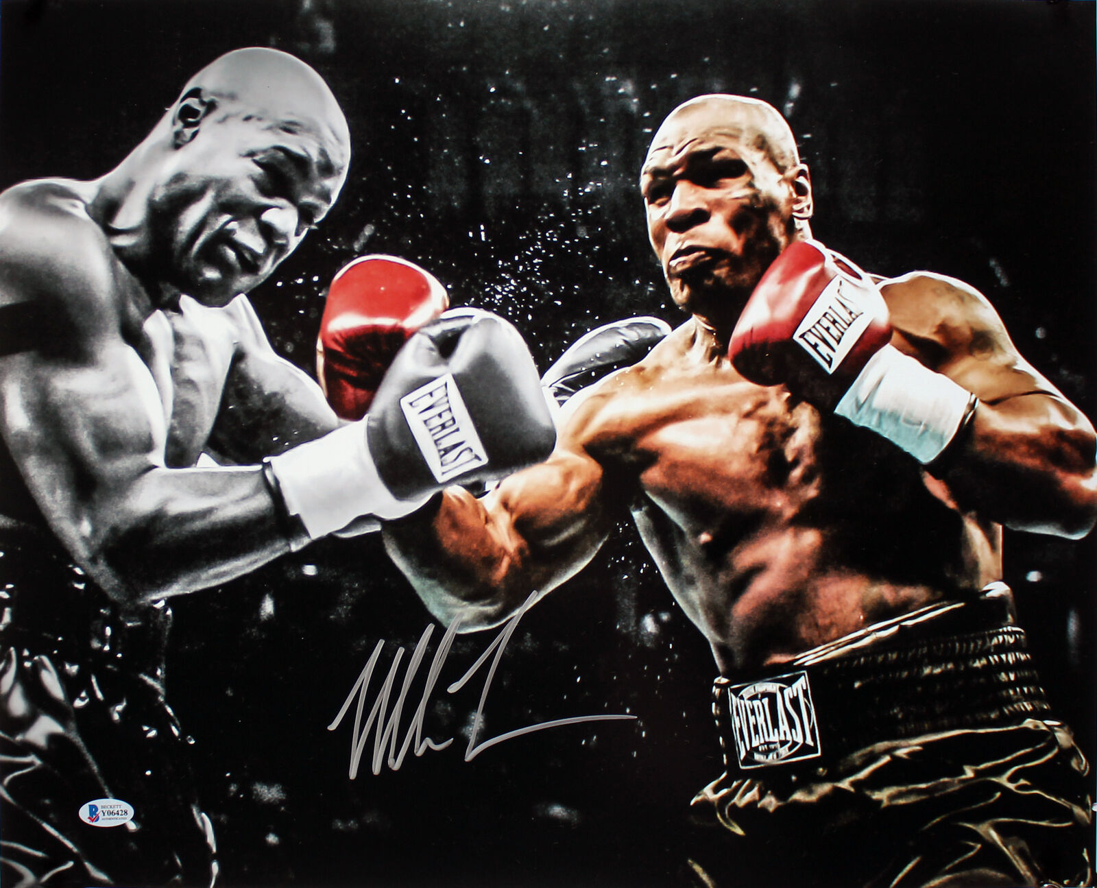 Mike Tyson Authentic Signed 16x20 Photo Poster painting Vs Clifford Etienne Autographed BAS