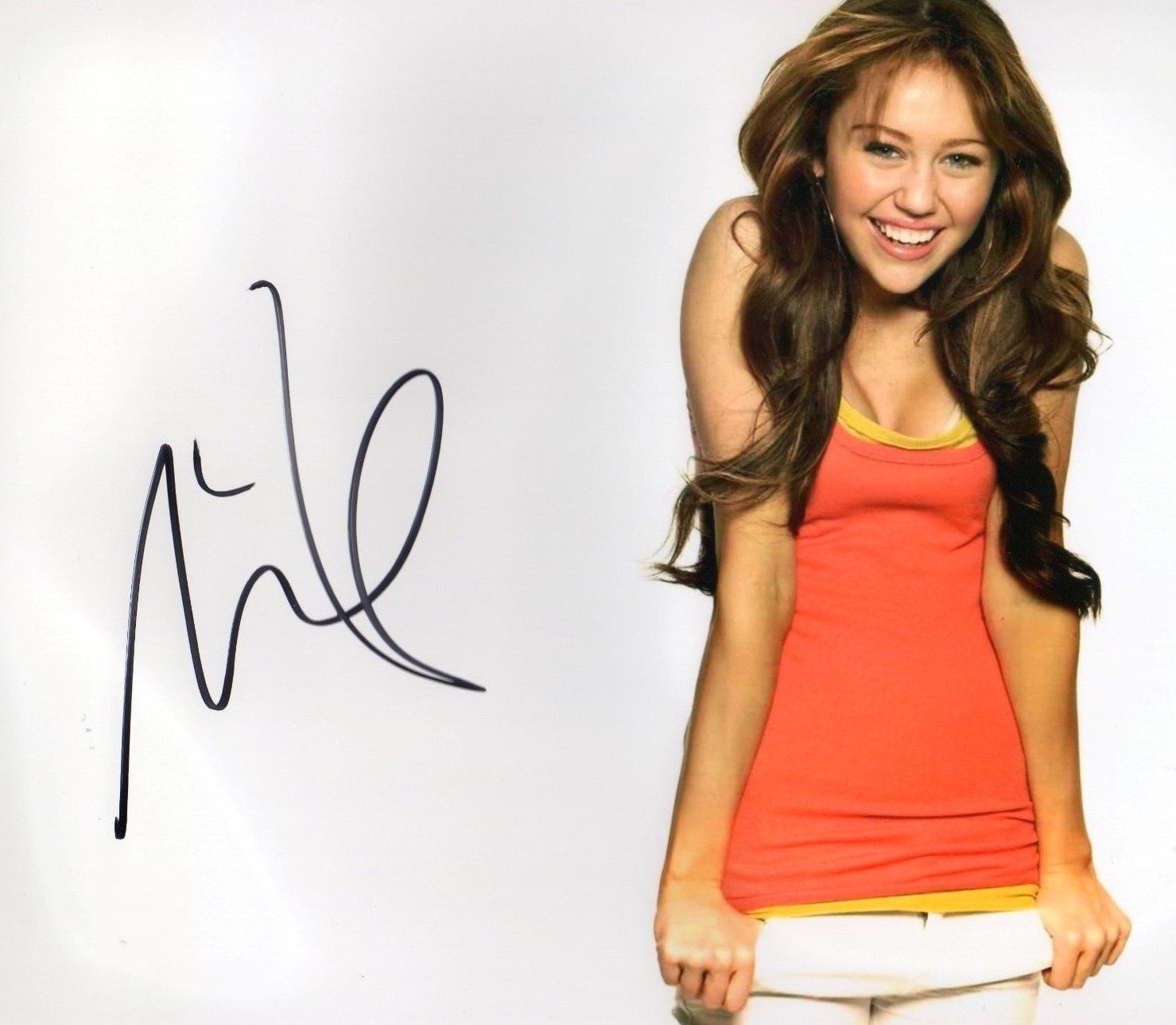 MILEY CYRUS AUTOGRAPHED SIGNED A4 PP POSTER Photo Poster painting PRINT 11