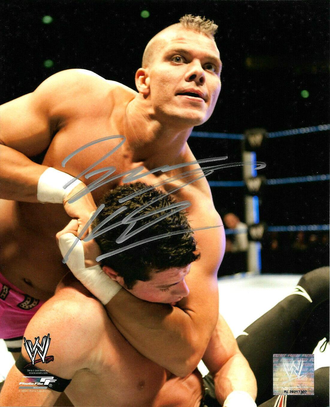 WWE TYSON KIDD HAND SIGNED AUTOGRAPHED 8X10 Photo Poster paintingFILE Photo Poster painting WITH PROOF AND COA