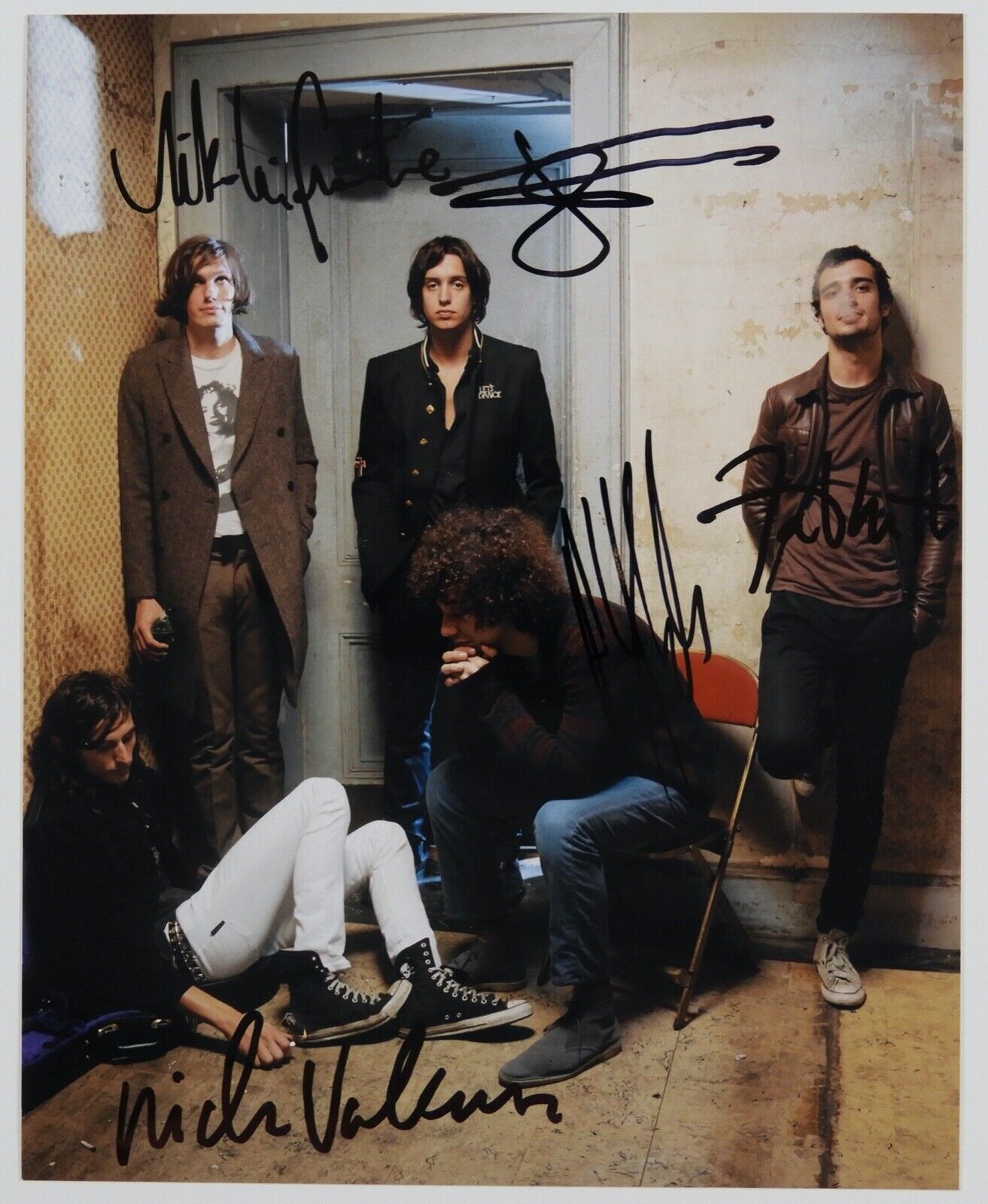 The Strokes Fully Signed JSA Autograph 8 x 10 Photo Poster painting Juilan Casablancas Nick +