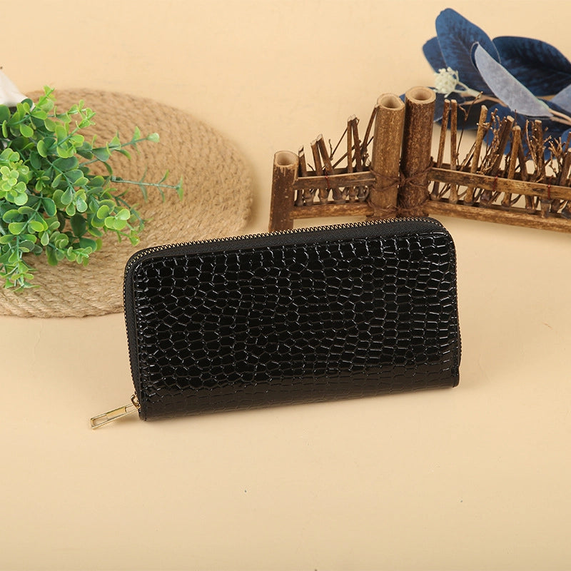 Unisex Solid Color Pu Leather Side Zipper Wallets