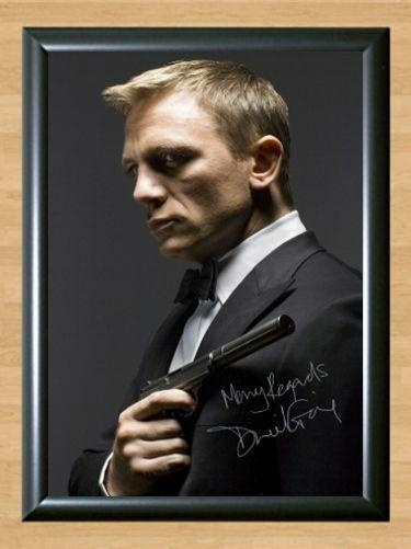 Daniel Craig James Bond 007 Skyfall Signed Autographed Photo Poster painting Poster Print Memorabilia A4 Size