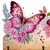 (US Local)Butterfly DIY Diamond Painting Hanging Hook No Hole Punching Wall Decoration