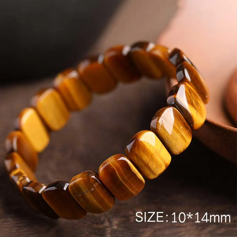 Natural Tiger Eye Strength Protection Bracelet