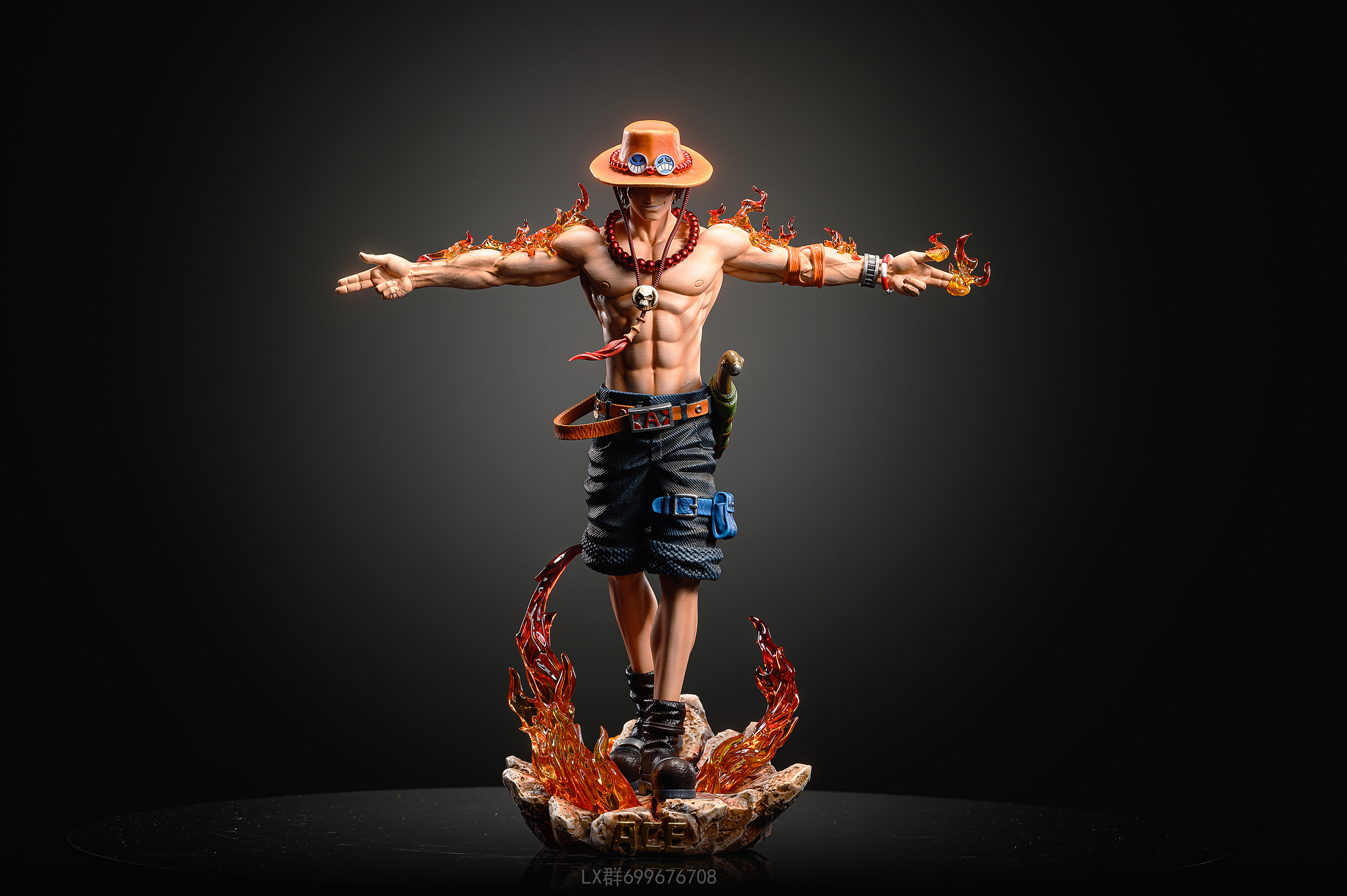 PRE-ORDER LX Studio One Piece Ace Max Scale Statue(GK)