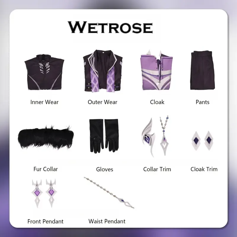 [Wetrose] Pre-Order Genshin Impact Pantalone Regrator Game Outfit Cosplay Costume 