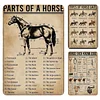 3PCS Horse - Vintage Metal Signs Set - 20*30cm - Western&Farm&Warning