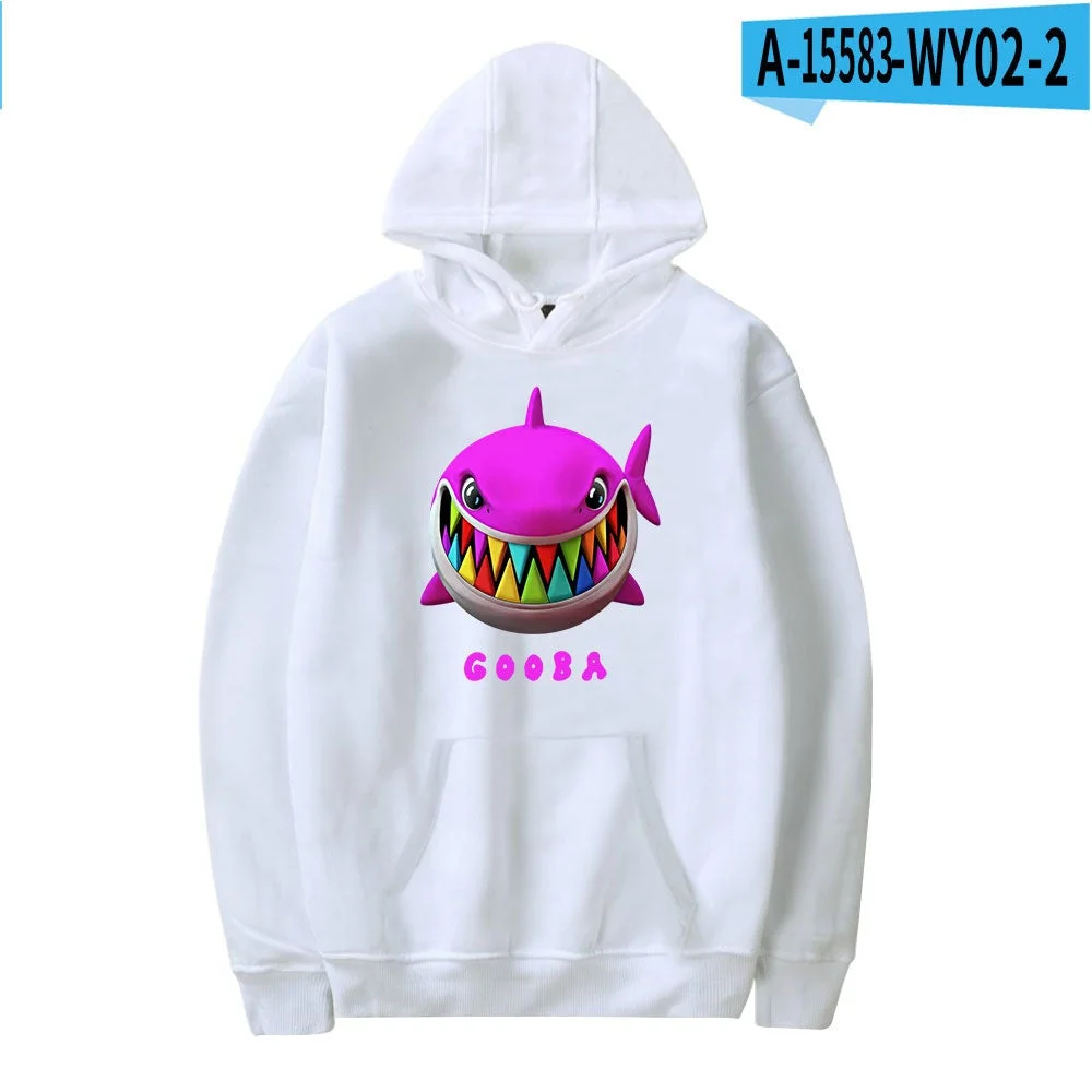 Rapper Hoodies Tekashi 6ix9ine Gooba Shark Floral Loose Sweatshirts