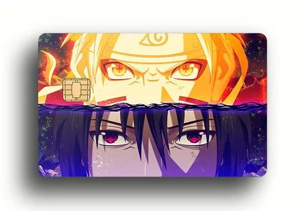 Naruto & Sasuke Credit Card Sticker（Buy 2 Get 2 Free）
