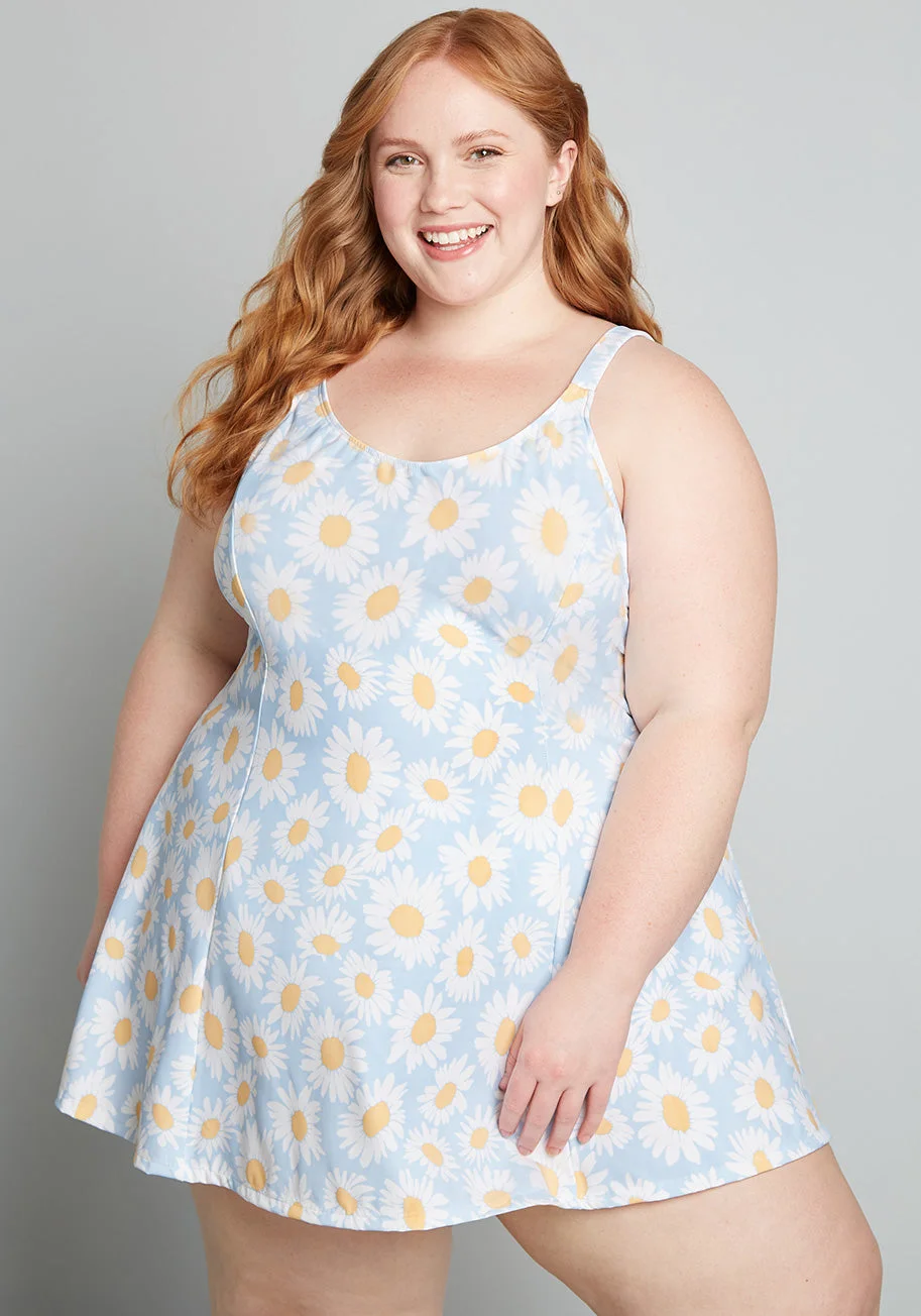 Splash of Daisies One-Piece Swimsuit
