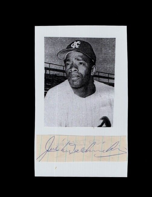 1962 JOSE TARTABULL-KANSAS CITY A'S AUTOGRAPHED CUT ON 3X5 W/Photo Poster painting