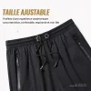 Short extensible en soie glac&eacute;e grande taille pour hommes