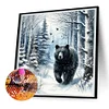 Diamond Painting-DIY Full Round Drill Snowy Bear
