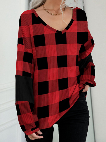 Loose Geometric Casual T-Shirt