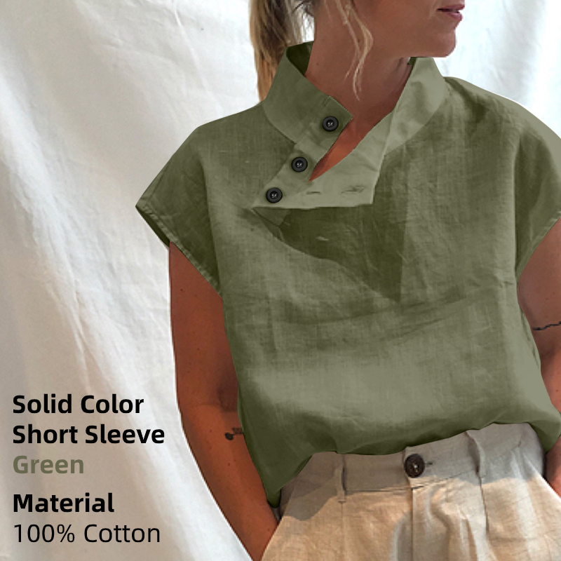 Fashion Casual Loose Cotton Linen Shirts