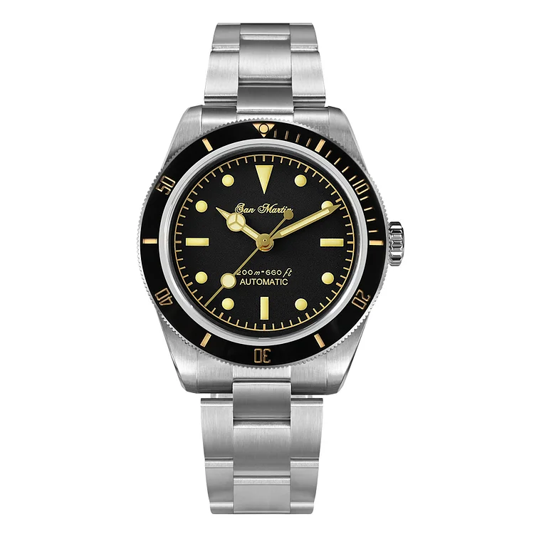 ★Flash Sale★San Martin 6200 Retro Dive Watch SN004GA With New Fly Adjustable Clasp San Martin Watch san martin watchSan Martin Watch