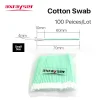 100pcs Industry Cotton Micro Swab Dus Off Fiber Laser Tools Anti-static for Cleaning Laser Lens Protective Windows Head Parts