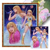 (Multi-Style) Taylor Swift-11CT Stamped Cross Stitch