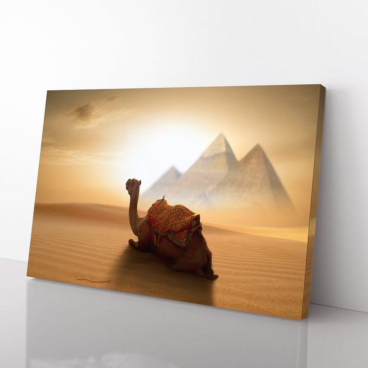 Egyptian desert landscape Canvas Wall Art MusicWallArt