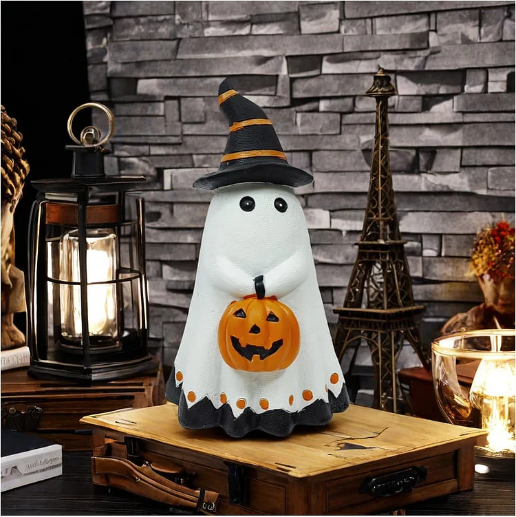 🎃👻Adorable Ghost Pumpkin Ornament