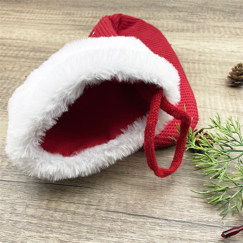 Tegooe Personalized Alphabet Knitted Christmas Stockings - Cable Knit Decoration