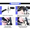 Snow Bike Mudguard Mud Splashing Prevention Bracket for 20 24 26 27.5 Inch Bikes