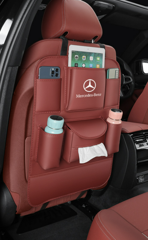 Car seat back storage bag