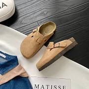 Thick Bottom Birkenstocks Half Bags Slippers