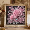 Rose speziell geformte 5D-DIY-Teilbohrer Diamant-Mal-Set Startseite Kunst 30x30cm